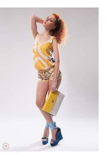 Fotografia de catálogo de moda com Bárbara Salgueiro.